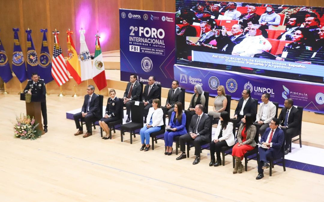 FBI encabeza 2° Foro Internacional de Seguridad y Justicia en Aguascalientes