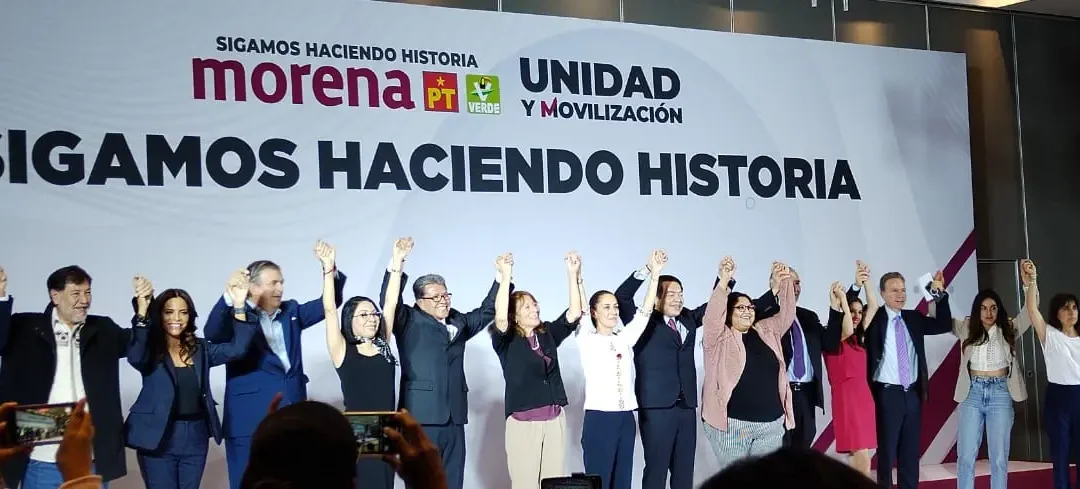 Ellas y ellos conforman el equipo de campaña de Claudia Sheinbaum