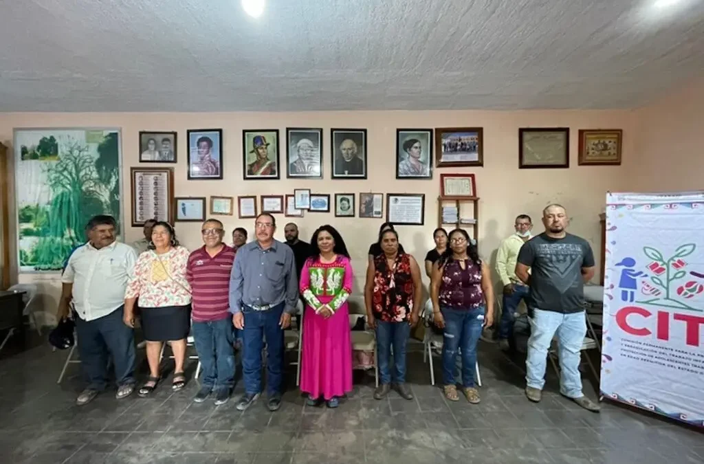 En San Simón Almolongas, Oaxaca, se instala comisión para prevenir y erradicar trabajo infantil