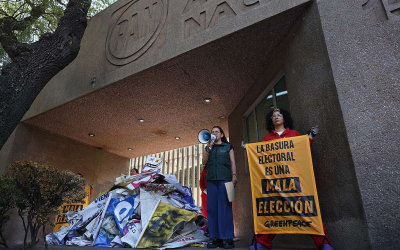 Advierte Greenpeace México impacto de la basura electoral