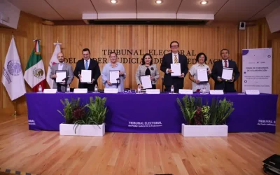 INE y TEPJF firman convenio para obtener y contabilizar rápidamente los resultados de la elección presidencial