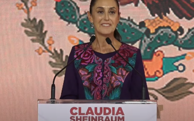 Claudia Sheinbaum obtiene 60% de votos, según conteo rápido, será la primera Presidenta de México