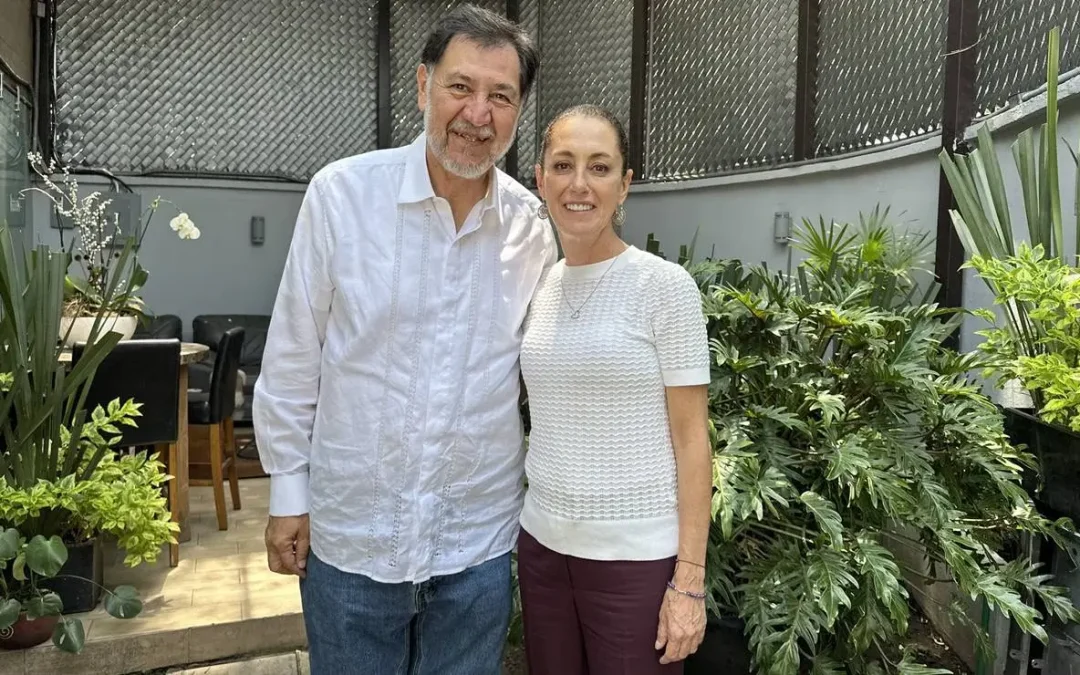 Noroña sostiene reunión con Sheinbaum, irá al Senado