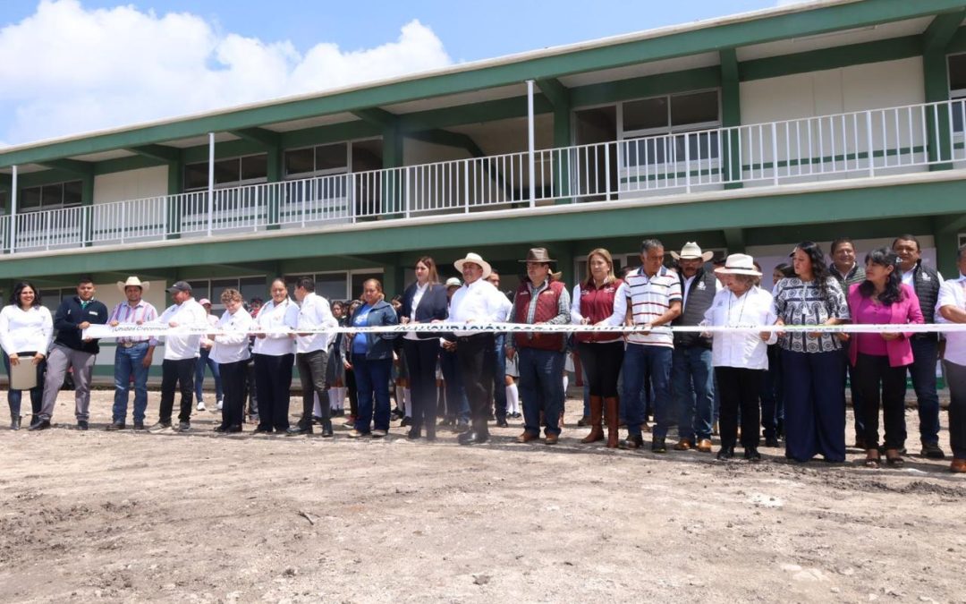 Con una inversión superior a los 13 MDP, gobierno de Tepeji entrega dos planteles Cobaeh
