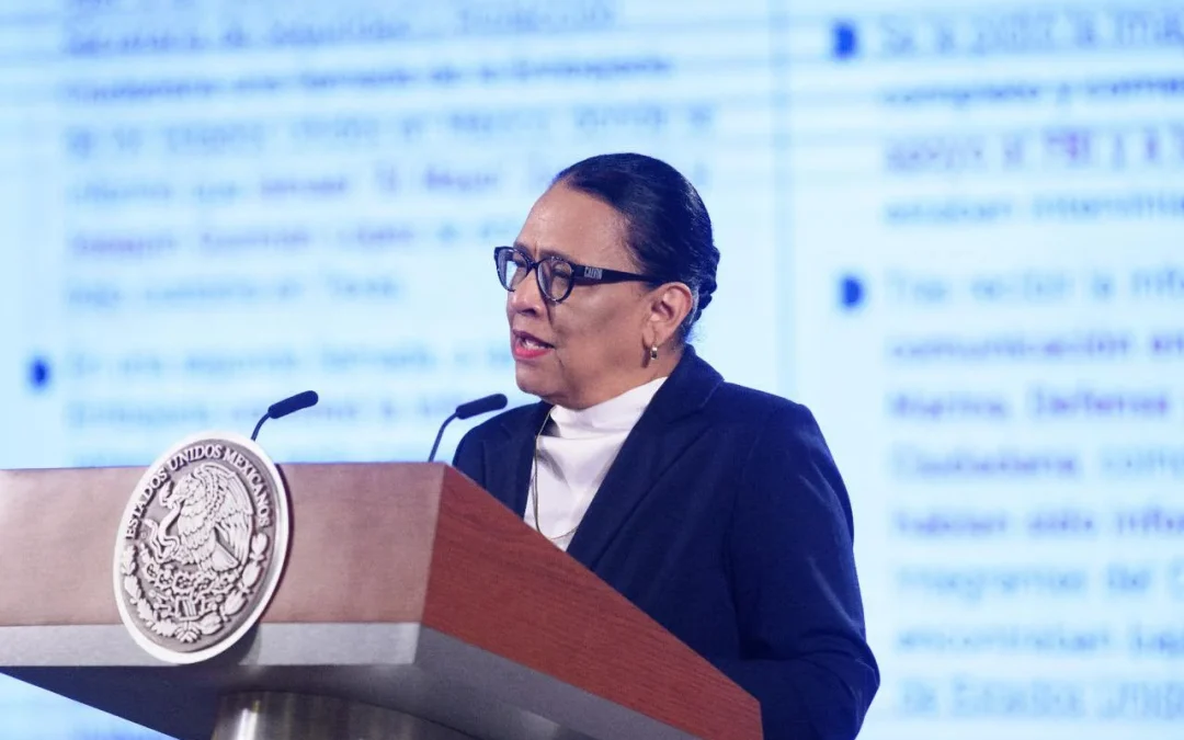 Rosa Icela Rodríguez asegura que México no participó en detención de Guzmán López y El Mayo