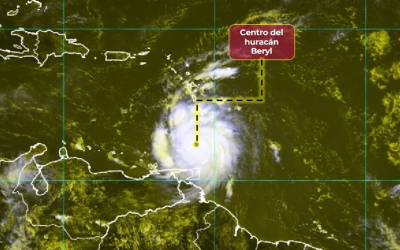 Estas entidades del país serán afectadas por el Huracán Beryl