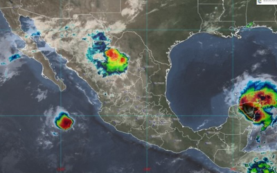 Beryl tocó tierra durante la madrugada al norte de Tulum, Quintana Roo