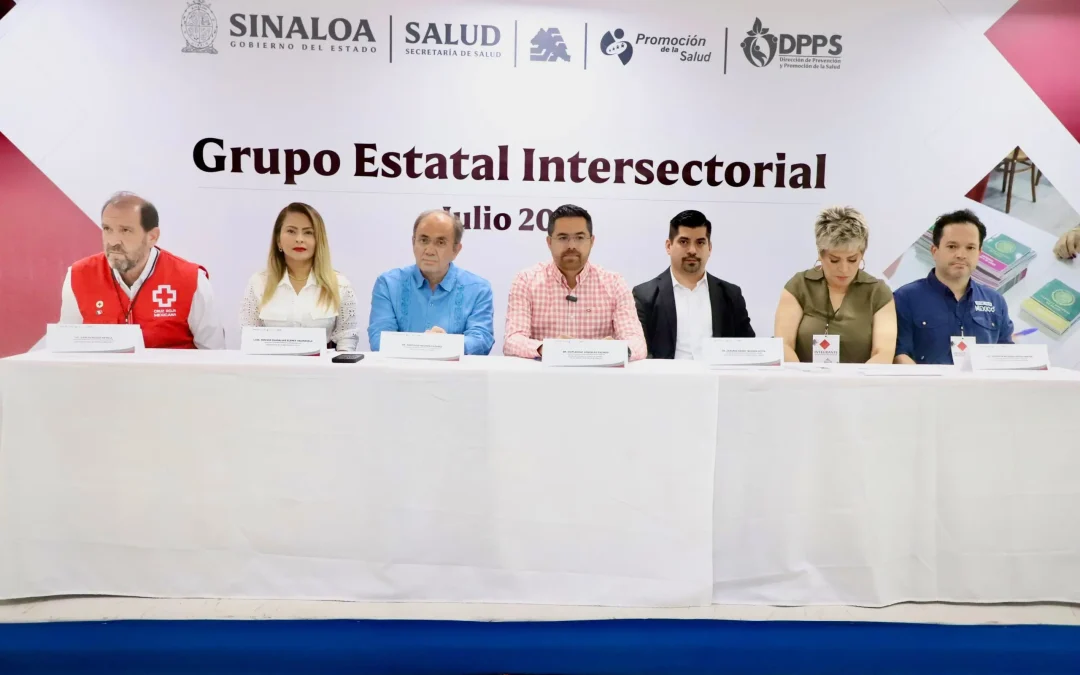 Organismos públicos y privados conforman el Grupo Estatal Intersectorial en Sinaloa