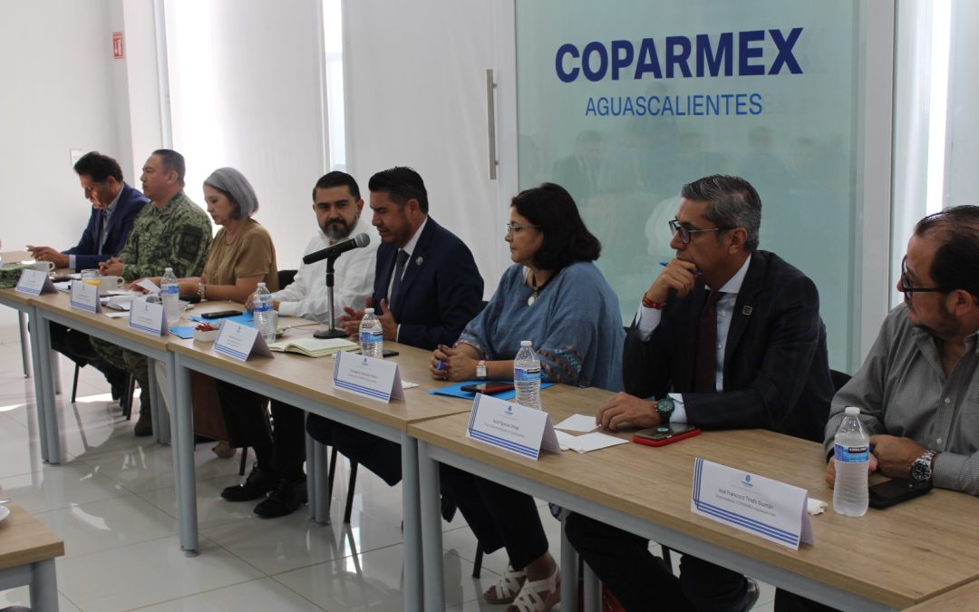 Seguridad, clave para el crecimiento económico en Aguascalientes: Coparmex