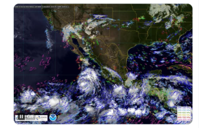 Tormenta tropical Carlotta se intensifica a huracán categoría 1