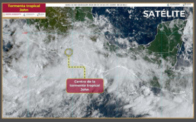Ciclón John mantendrá lluvias extraordinarias en estas entidades del país