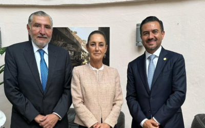 Yunes Márquez visita a Sheinbaum, pero aclaran, fue sólo para saludarla