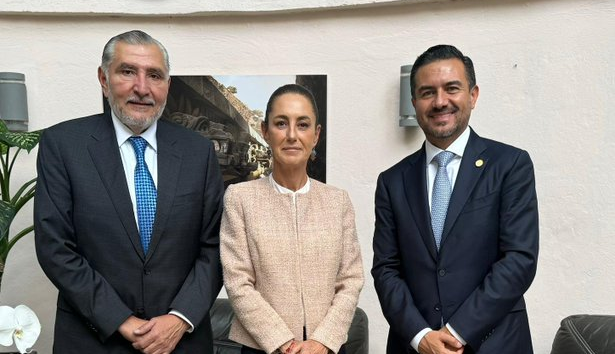 Yunes Márquez visita a Sheinbaum, pero aclaran, fue sólo para saludarla