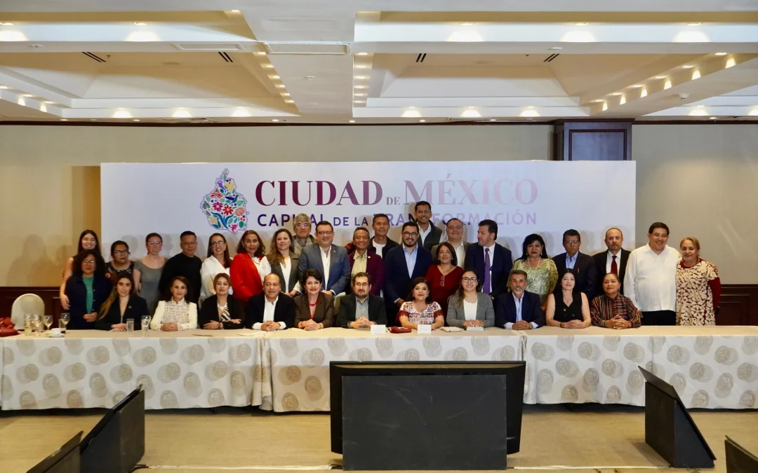 Clara Brugada se reúne con diputados federales para agenda legislativa