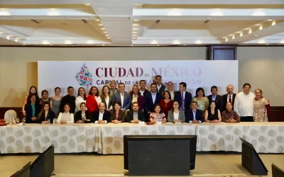 Clara Brugada se reúne con diputados federales para agenda legislativa
