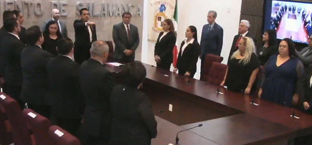 César Prieto, toma protesta como alcalde de Salamanca, Guanajuato