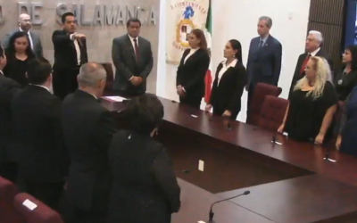 César Prieto, toma protesta como alcalde de Salamanca, Guanajuato