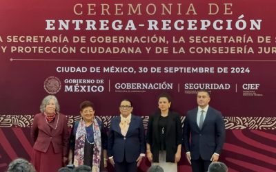 García Harfuch y Rodríguez asumen los cargos como secretarios de Seguridad Pública y Gobernación