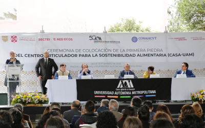 SECTEI y UAM colocan primera piedra del Centro Articulador para la Sostenibilidad Alimentaria