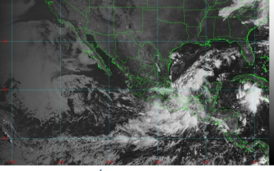 Depresión tropical Once-E ocasiona lluvias intensas a torrenciales en Oaxaca