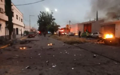Estalla coche bomba afuera del edificio de Seguridad Pública de Acámbaro