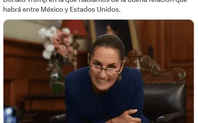 Sheinbaum tiene primera llamada telefónica con Trump