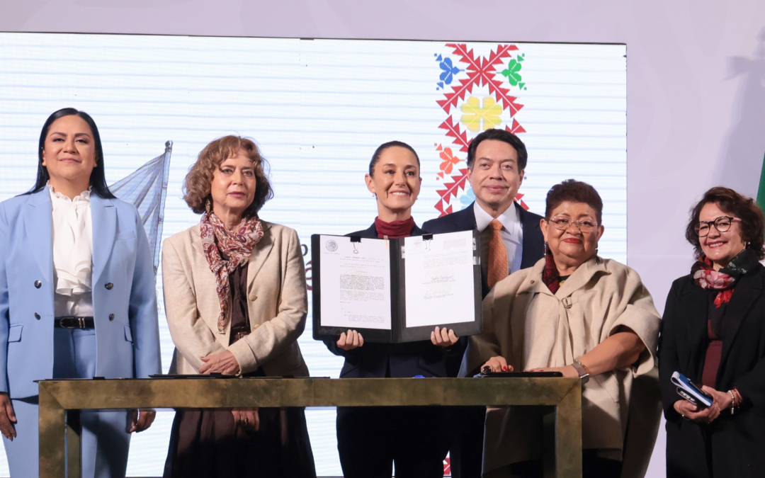 Claudia Sheinbaum firma 4 decretos promulgatorios