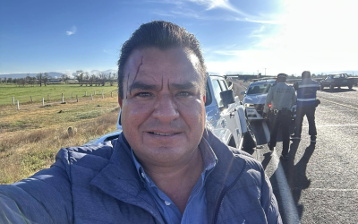 Presidente municipal de Xicotepec sufre accidente automovilístico