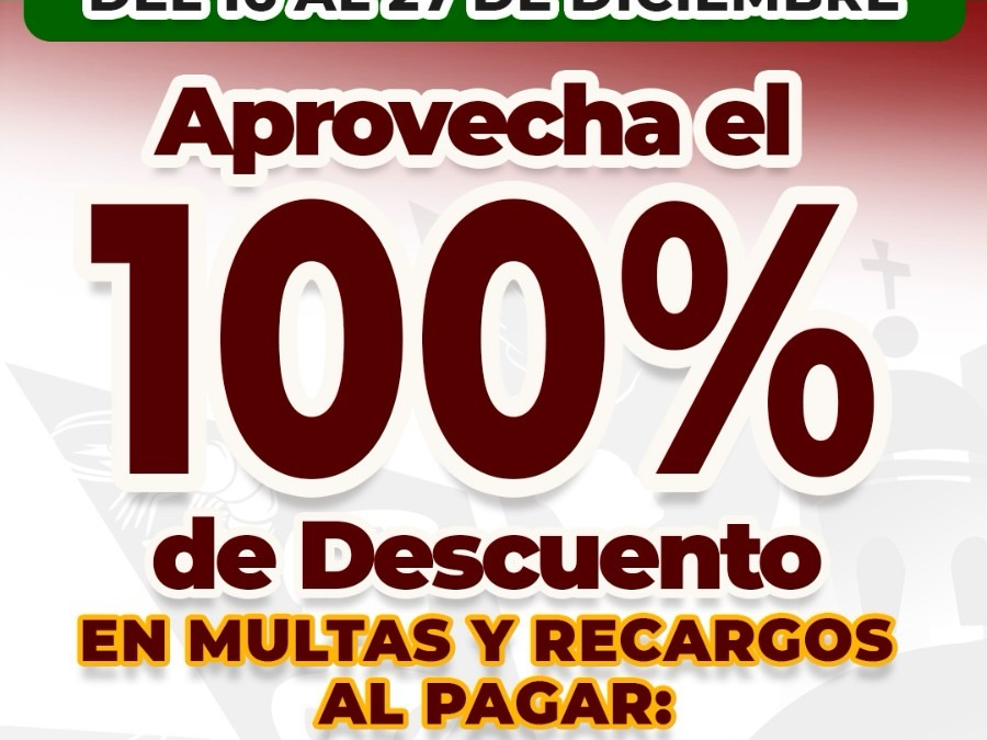 Descuentos municipales en diciembre 2024