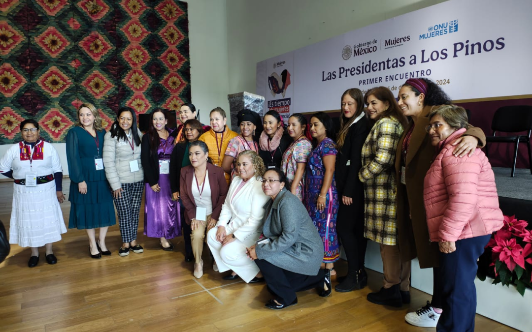 Primer encuentro «Presidentas a Los Pinos», para fomentar la participación de las mujeres en gobiernos locales
