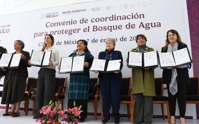 Semarnat, CDMX, Edomex y Morelos firman convenio para defensa del Bosque de Agua