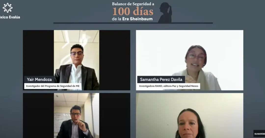 Recomendaciones en seguridad después del informe de los 100 días: México Evalúa