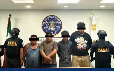 Detienen a cinco miembros del CJNG-CIDA por extorsiones en Acapulco