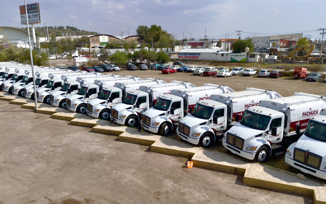 Nuevas unidades y nuevo sistema de recolección de basura en Pachuca