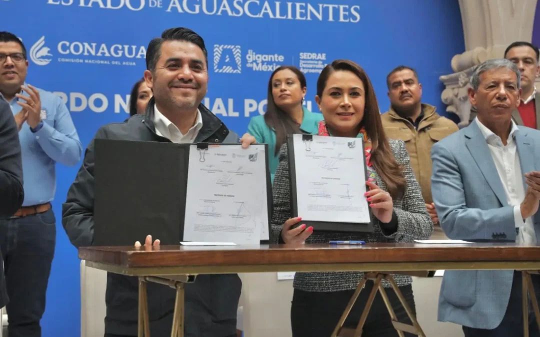 Conagua y Aguascalientes signan convenio para primer distrito de riego tecnificado