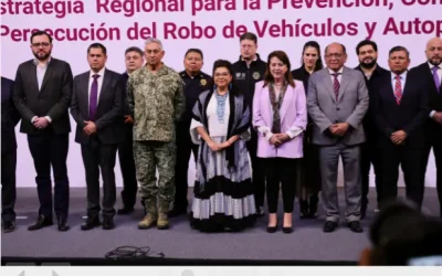 CDMX, Edomex, Hidalgo, Morelos y Puebla presentan plan contra el robo de vehículos
