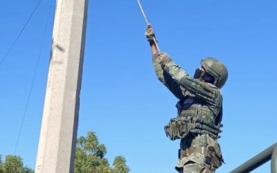 Elementos de seguridad retiran 64 cámaras de video en Culiacán