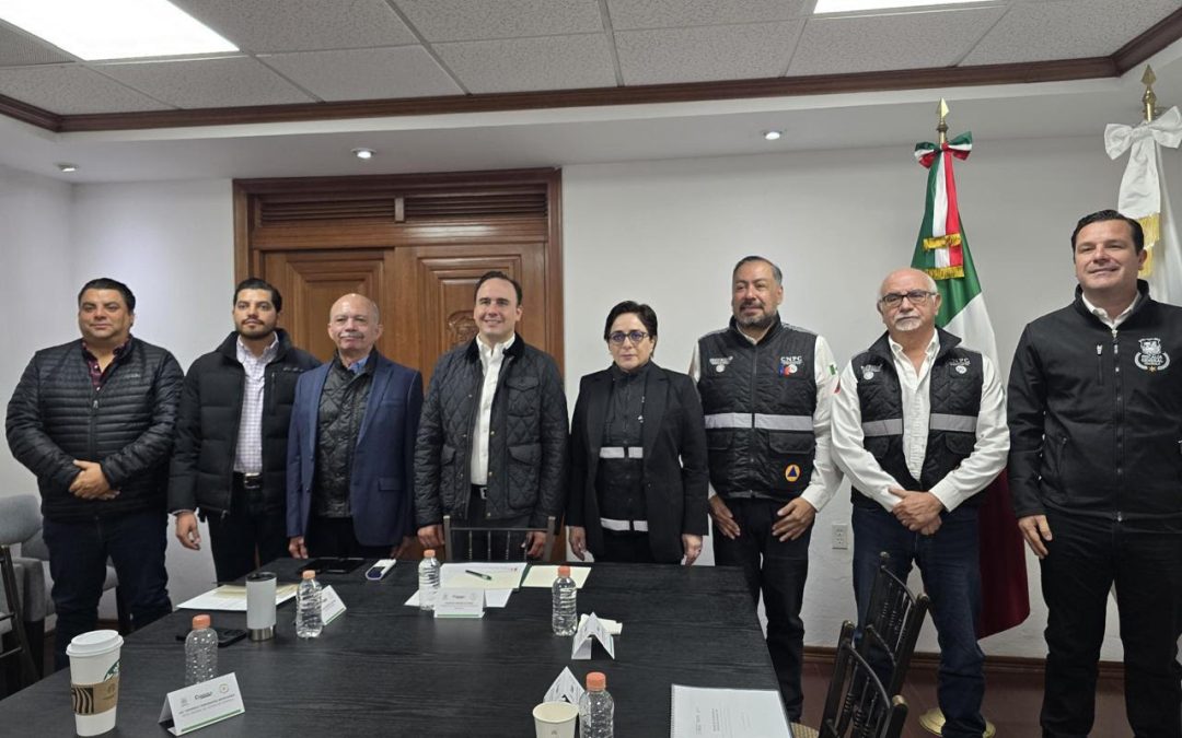 Coahuila y Gobierno Federal acuerdan estrategias de protección civil