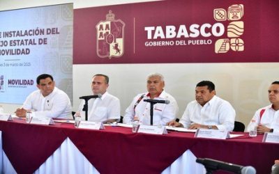 Tabasco instala Consejo para mejorar la movilidad