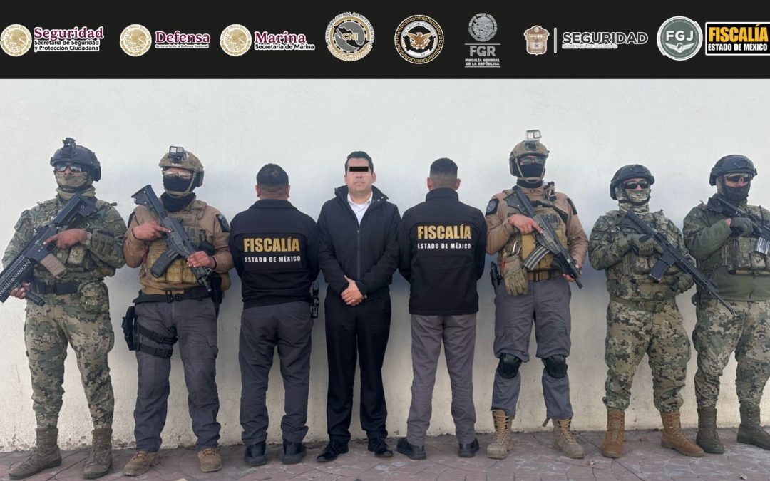 Detienen a ex subdirector de Seguridad Pública de Chicoloapan 