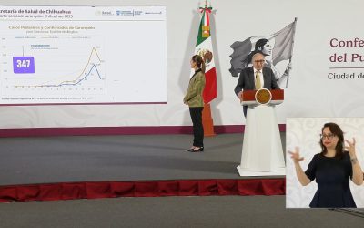 Municipios de Chihuahua concentran el mayor número de casos de sarampión: Ssa