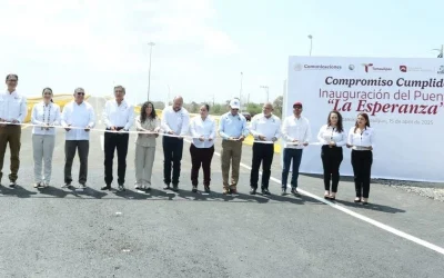 Inauguran puente La Esperanza en Tamaulipas