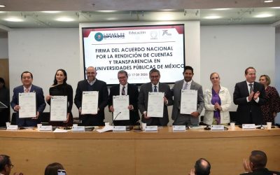 Suscribe SEP acuerdo para la transparencia en las universidades públicas del país