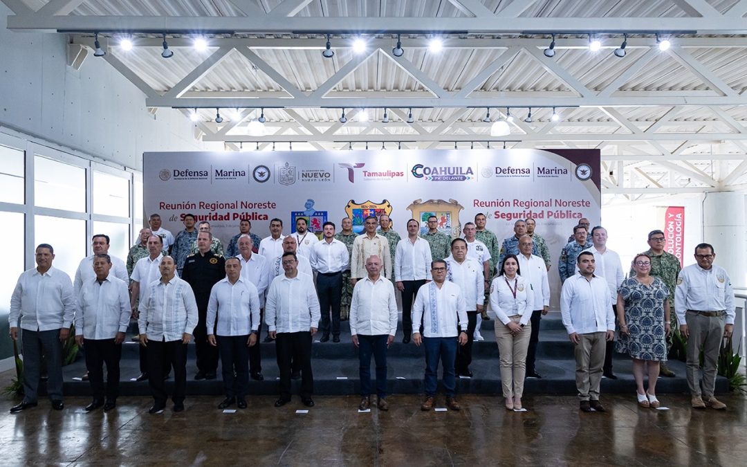 Nuevo León, Coahuila y Tamaulipas, acuerdan reforzar seguridad en las zonas limítrofes