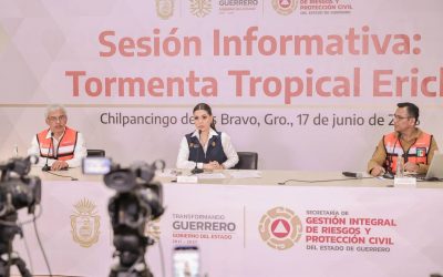 Guerrero suspende clases por huracán Erick