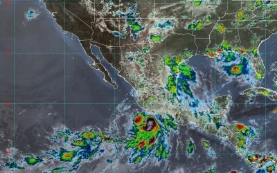 Tormenta tropical Flossie se fortalece en la costa suroeste de México