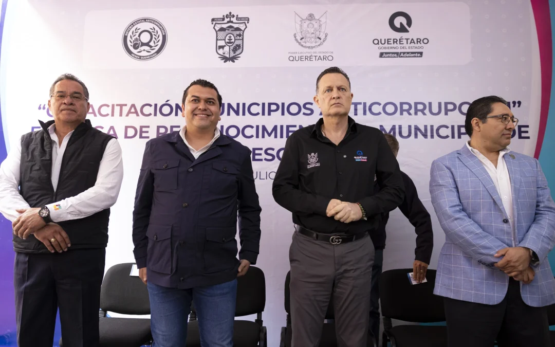 Reconocen al municipio de Pedro Escobedo por fortalecer sus sistema anticorrupción