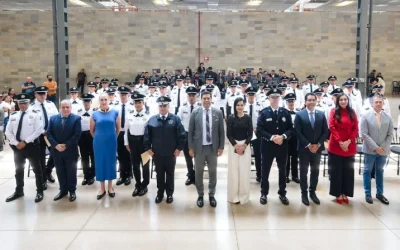 Refuerzan seguridad de Aguascalientes con 46 nuevos policías