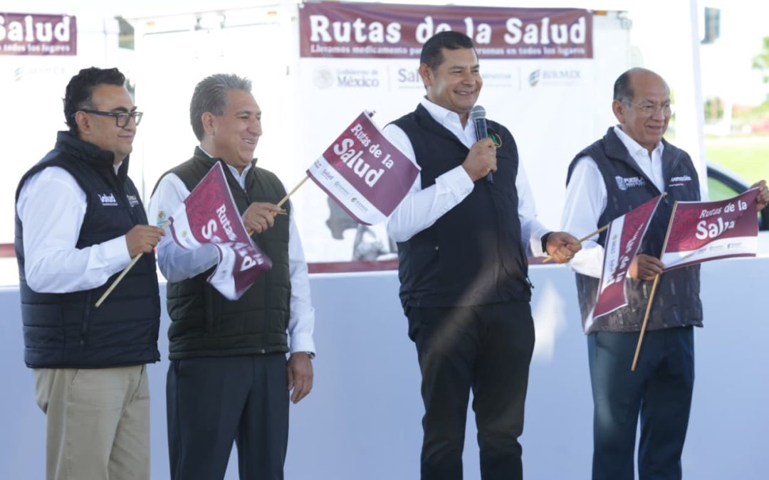 Puebla entrega más de un millón de medicamentos a centros de salud
