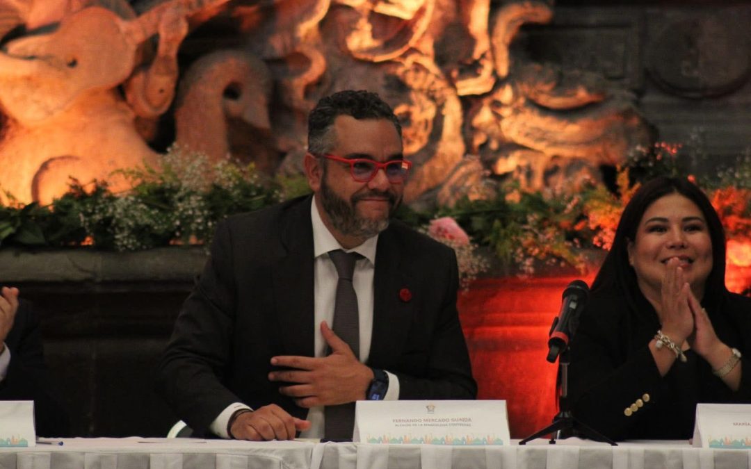 Alcalde de Magdalena Contreras rinde protesta como coordinador estatal de la AALMAC